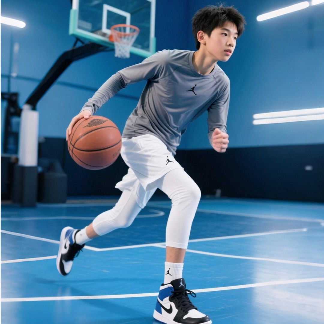 Jordan儿童装男童女童长袖T恤2025新款中大童白T打底衫运动速干,淘宝优惠券,粉丝福利购,淘宝优惠卷