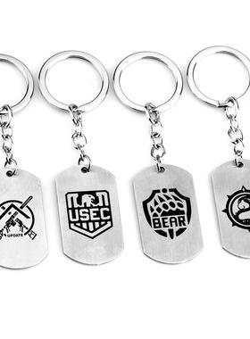 不锈钢钥匙扣狗牌挂件项链