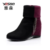 Martens, демисезонные эластичные короткие сапоги, в корейском стиле