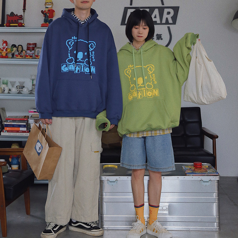 衫岛情侣连帽ins潮春秋新款卫衣 衫岛卫衣