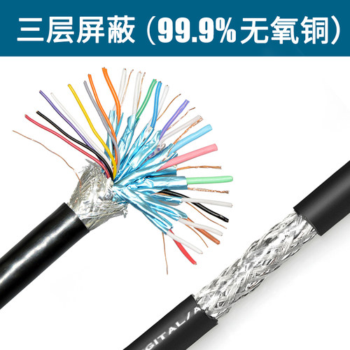 煌林 dvi线24+5双通道-I高清2K电脑显卡主机连接显示器视频数据线 - 图2