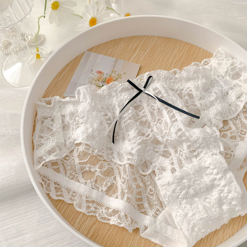 月暮浪漫~女生绝美高颜值内裤女2026新款纯欲高级透气女士三角裤 - 图0