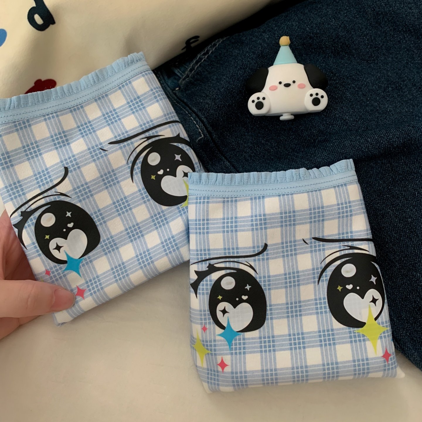 萌格闪闪~甜美可爱女生舒适内裤2026新款不夹屁屁透气纯棉三角裤,淘宝优惠券,粉丝福利购,淘宝优惠卷