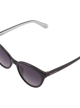 代购kate spade女士太阳镜防紫外线遮光抗强光护眼猫眼型黑色