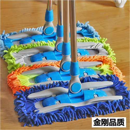 Shenier Tablet Mop Home Lazy Вращение сухость и влажная двойная деревянная плитка для плитки на полу