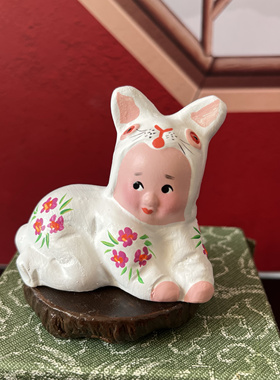 蛇年摆件泥人张彩塑十二生肖迷你版小摆件伴手礼手工艺品泥人彩塑