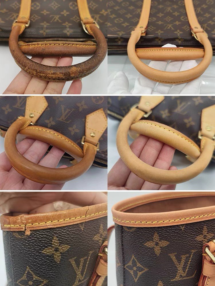 Luxury bag repair and modification LV replacement leather bag renovation cleaning care replacement lining repair hardware zipper repair