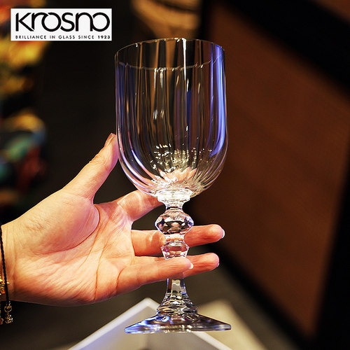 波兰进口Krosno水晶玻璃家用送礼红酒高脚葡萄酒杯香槟杯对杯礼盒 - 图3