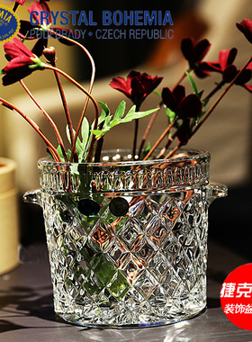 多肉植物捷克花盆室内水晶玻璃
