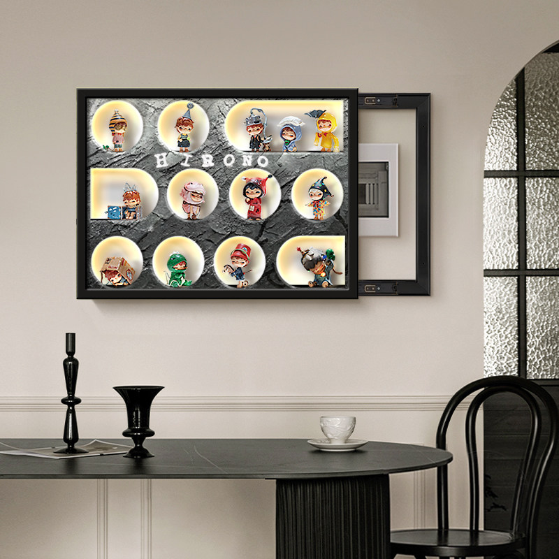 小野系列盲盒电表箱装饰画手办娃娃萌粒收纳电闸总开关盒遮挡挂画,淘宝优惠券,粉丝福利购,淘宝优惠卷