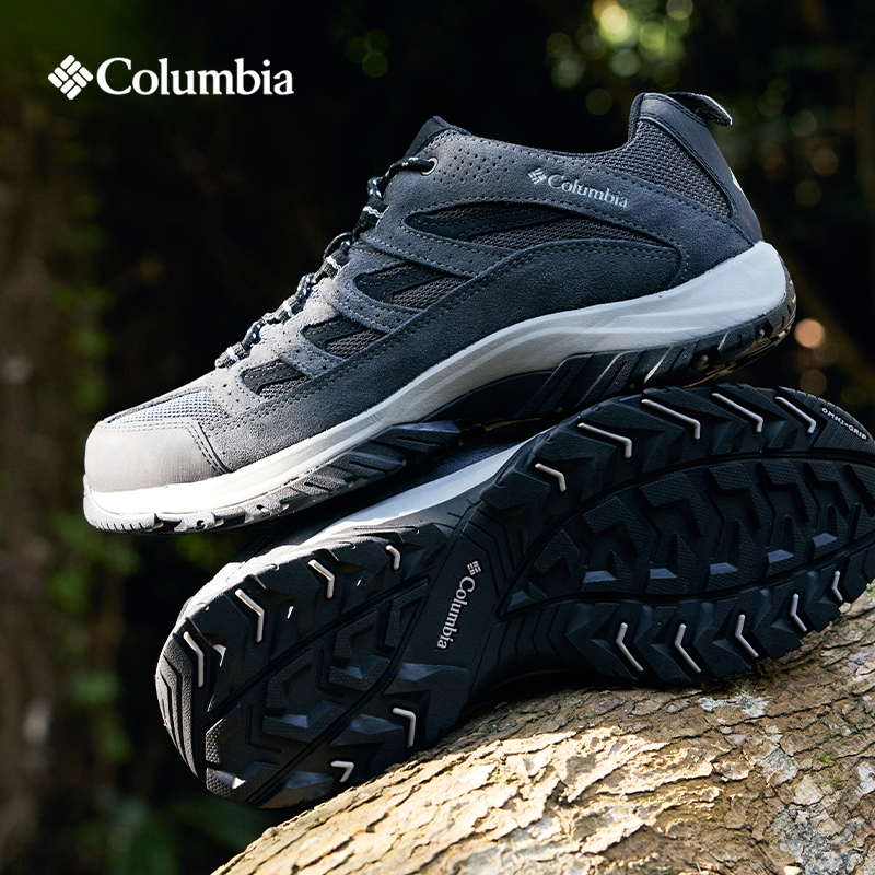 Columbia哥伦比亚户外男子抓地耐磨野营旅行徒步鞋登山鞋 BM4595-图2