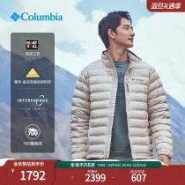 Columnia Colombia Outdoor Mens Gold Point Thermal Thermal Heat Hot Goose Down 700 fluffy down jacket WE8287