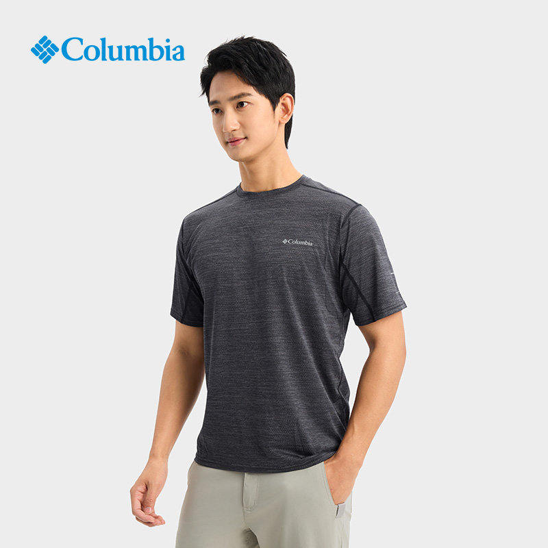 Columbia哥伦比亚户外24春夏新品男子速干降温运动短袖T恤AJ3561 - 图0