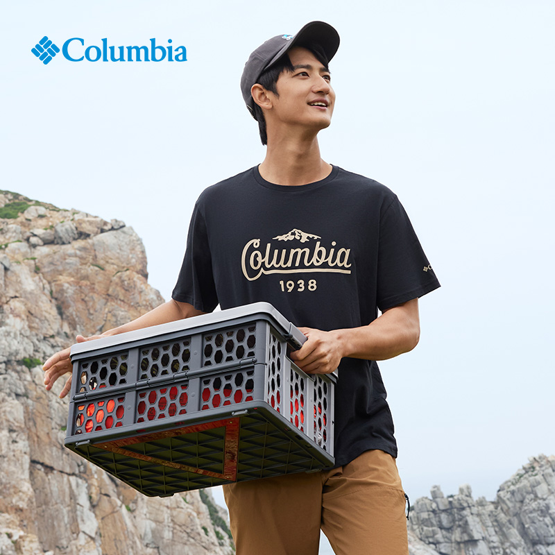 Columbia哥伦比亚户外男女时尚个性印花旅行运动短袖T恤XM8549-图3