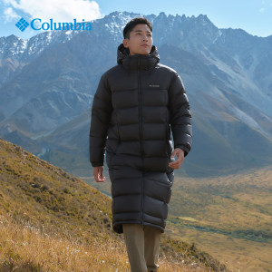 哥伦比亚户外25秋冬新品男女拒水银点700蓬鹅绒保暖羽绒服XE5357
