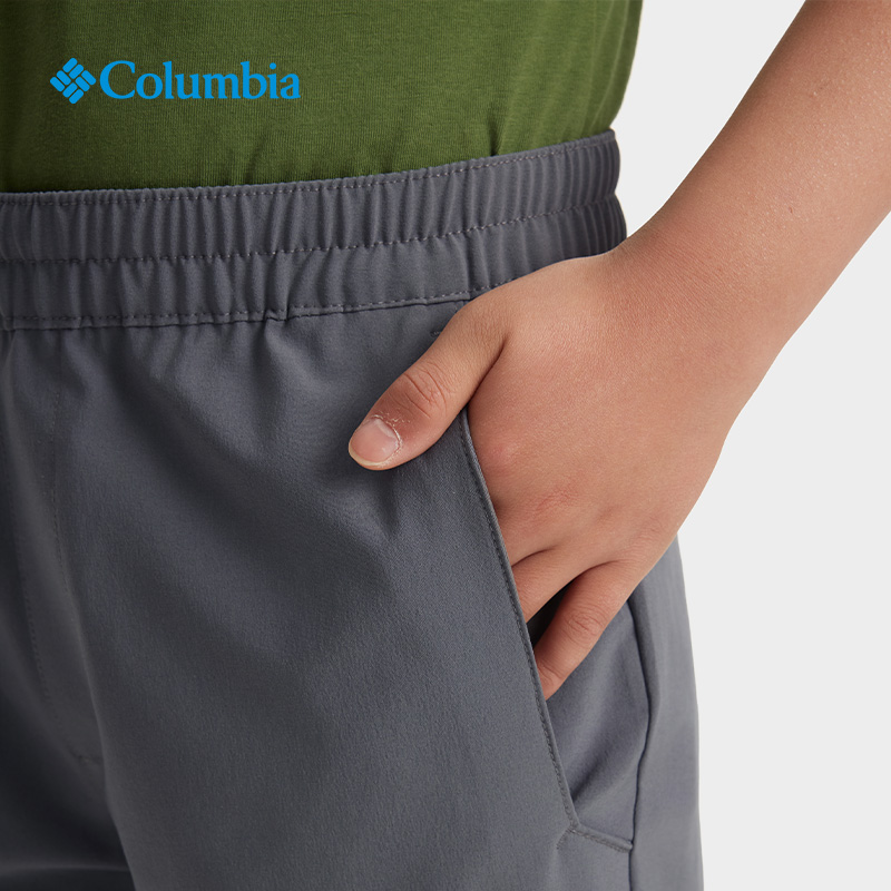Columbia哥伦比亚户外男童拒水干爽徒步旅行运动休闲长裤AB5421-图3