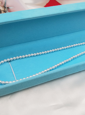 母贝小珍珠项链 和田玉女款  甜美气质百搭 简约锁骨链 S925银