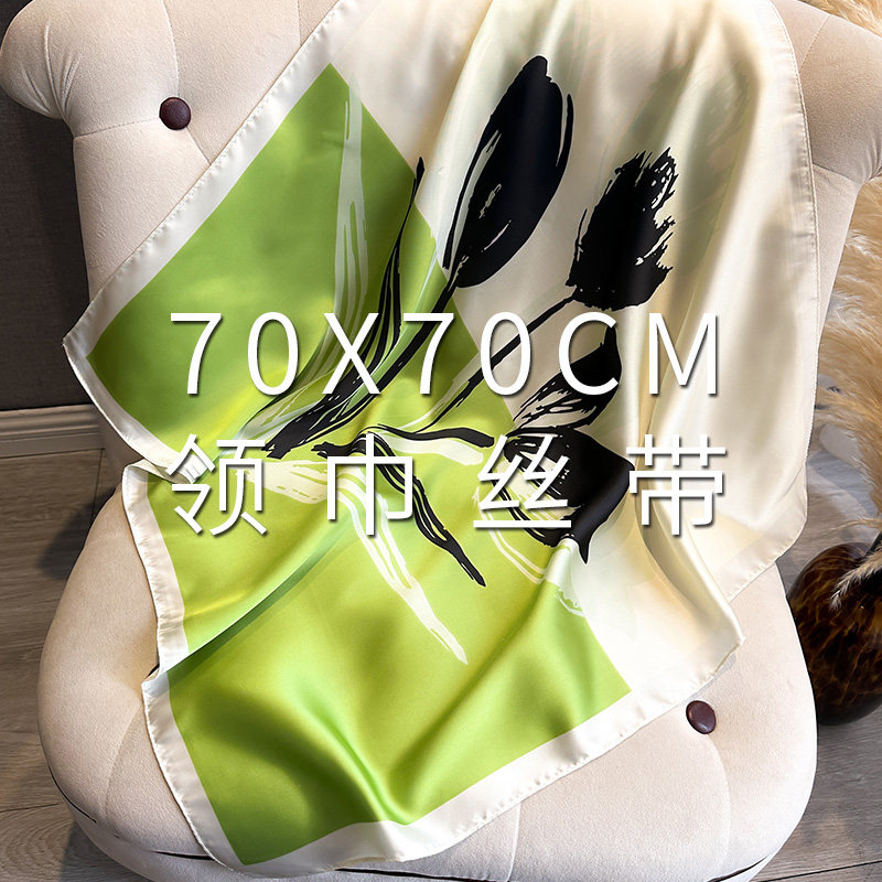 小方巾丝巾女系脖春秋夏季搭配衬衫职业装空姐护颈围脖子薄围巾70,淘宝优惠券,粉丝福利购,淘宝优惠卷