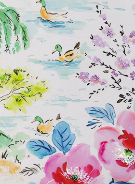 若奈挂画《江南之春》客厅装饰画