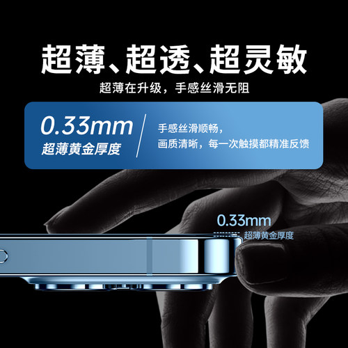 BS适用iPhone15pro钢化膜13promax苹果12proMax全屏覆盖X/XS蓝光迷你11plus防偷窥12mini手机保护贴膜XR全包 - 图1