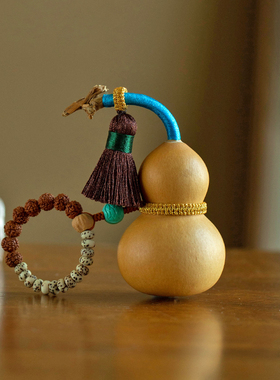 天然葫芦星月金刚挂件吊坠