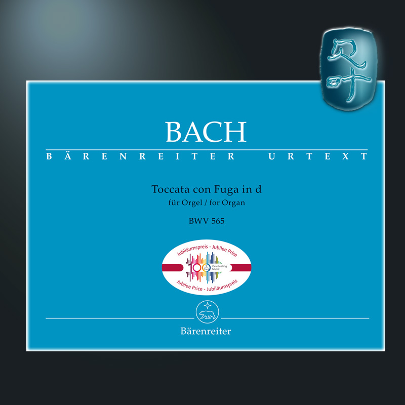 骑熊士100周年纪念版 巴赫 D小调托卡塔和赋格BWV565 管风琴独奏 Bach Toccata con Fuga for Organ D minor BA08638 - 图0