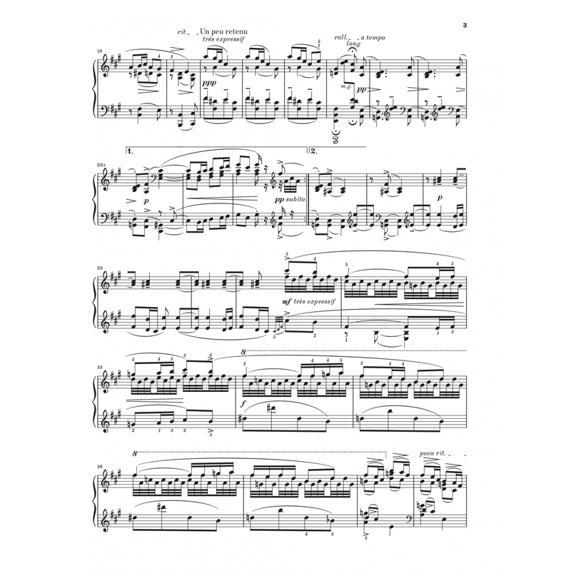 亨乐原版拉威尔钢琴小奏鸣曲 Ravel Piano Sonatina HN1018-图2