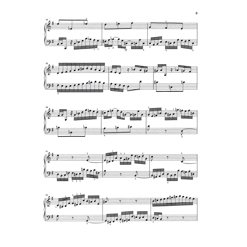 亨乐原版 巴赫 四首二重奏BWV802-805 钢琴独奏带指法 Bach Four Duets BWV 802-805 HN161 - 图3