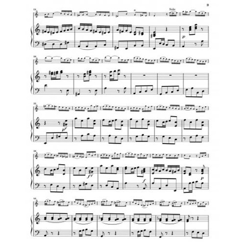 亨乐原版 巴赫 A小调小提琴协奏曲BWV1041 附钢琴伴奏 Bach Violinkonzert a-moll KA HN671 - 图2