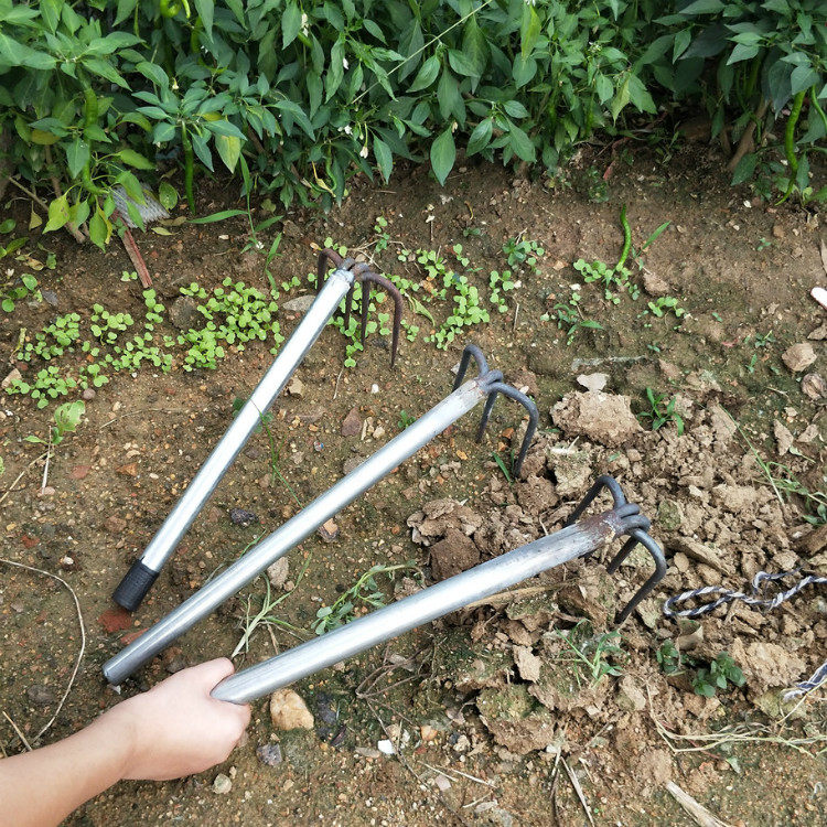 种菜工具钉耙子农具赶海铁耙子农用铁抓子松土耙锄头二齿三齿四齿,淘宝优惠券,粉丝福利购,淘宝优惠卷