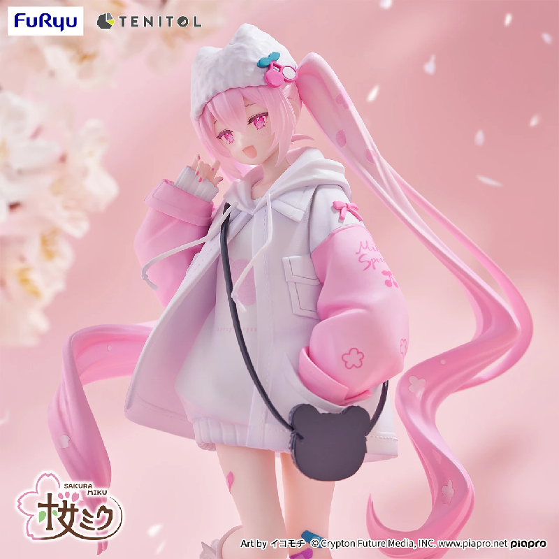 定金哔哩哔哩FuRyu TENITOL VOCALOID 樱未来Cool style 景品手办 - 图1