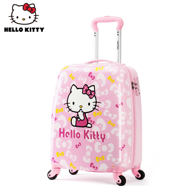 hellokitty女童公主万向轮拉杆箱 hellokitty新隆泰旅行箱