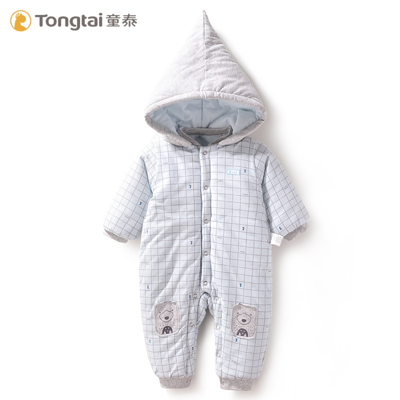 童泰婴儿衣服秋冬男女宝宝外出服 童泰贝瑶连身衣/爬服/哈衣