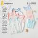 Tongtai small vest suspenders pure cotton for girls and boys 2 pieces