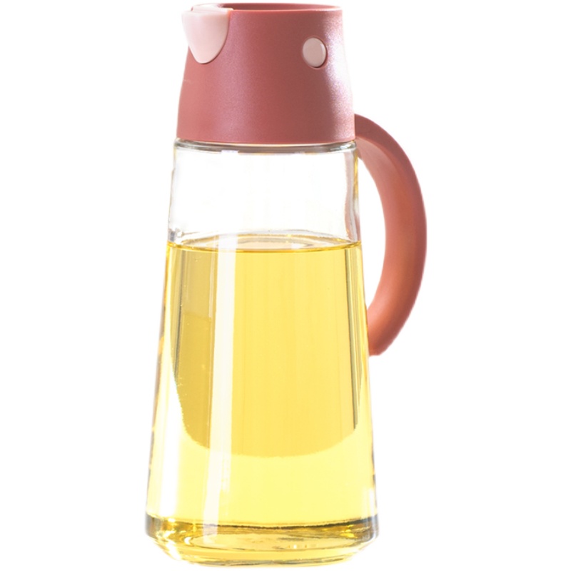 乐博乐博浩克油壶玻璃防漏厨房家用自动开合大容量酱油醋油罐油瓶 - 图3