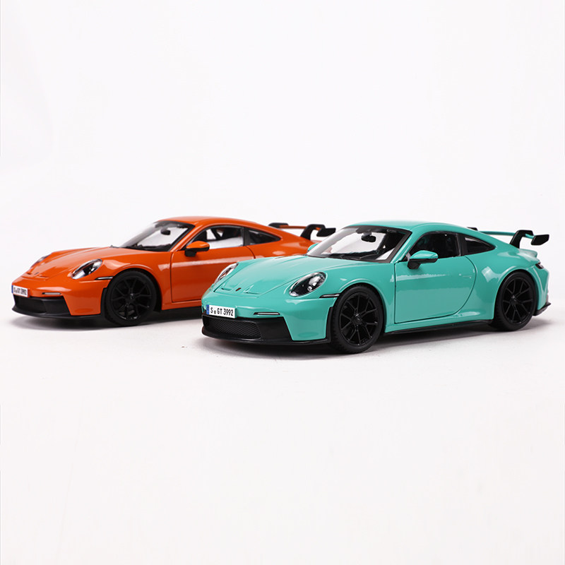 Bburago比美高1:24保时捷Porsche 911 GT3仿真合金跑车汽车模型车-图1