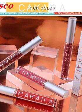 8Pcs Matte Lip Gloss Set Liquid Lipstick Waterproof Long唇彩