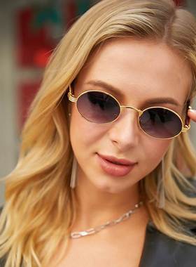 Round classic frame sunglasses women for men sun-glasses new