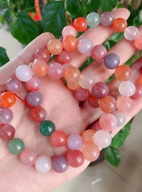 天然盐源玛瑙单圈手链  夏季百搭款 全新 气质 民族风