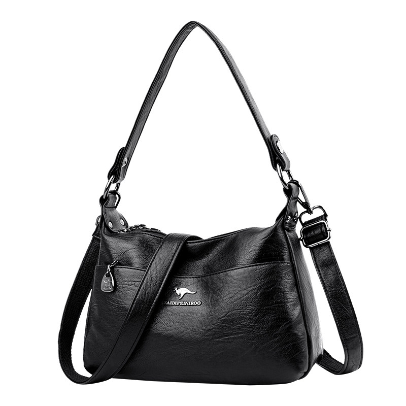 袋鼠真皮中老年小包包女2025新款妈妈包单肩斜挎包婆婆奶奶软皮包,淘宝优惠券,粉丝福利购,淘宝优惠卷