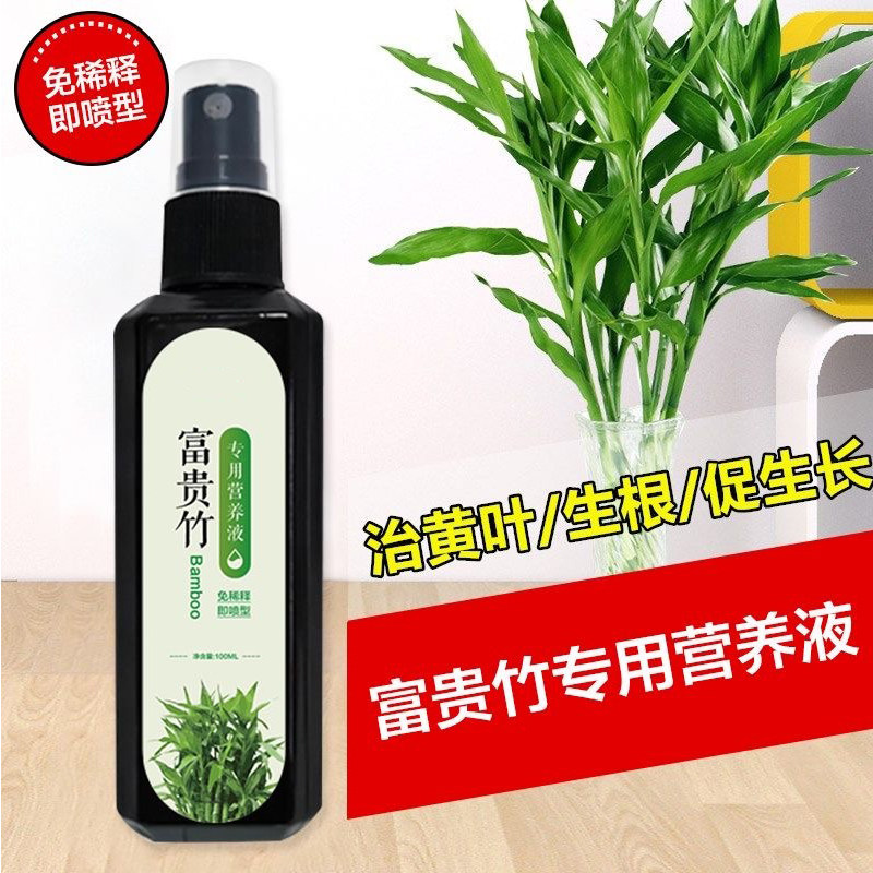 富贵竹专用营养液水培植物肥料转运观音竹子家用专治黄叶养花通用