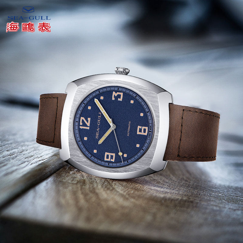 正品海鸥表手表男士商务休闲夜光全自动机械表男表6079国之重器潮