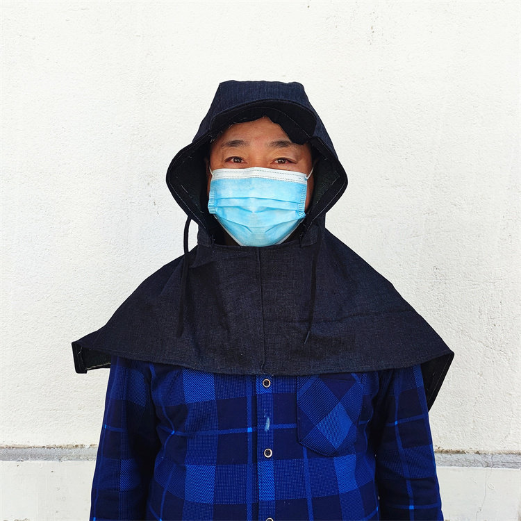 牛仔披肩帽 防尘防风沙头帽 劳保眼镜防护面罩 男女搬运工作帽,淘宝优惠券,粉丝福利购,淘宝优惠卷