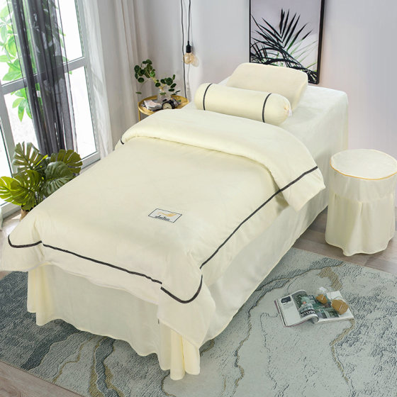 Winter crystal velvet four-piece simple set on sale