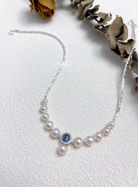 珍珠项链其他银珍珠银男女银