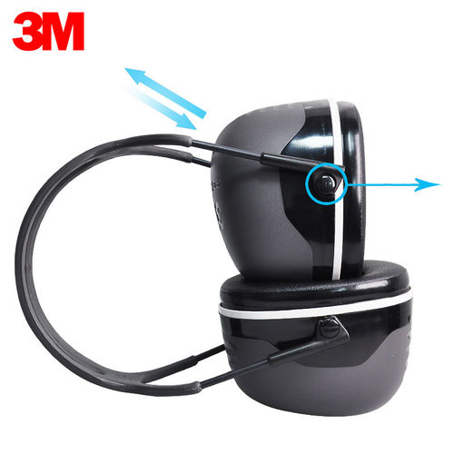 3M X5A隔音耳罩降噪音睡觉睡眠用防噪声耳罩工作学习射击工业静音 - 图3