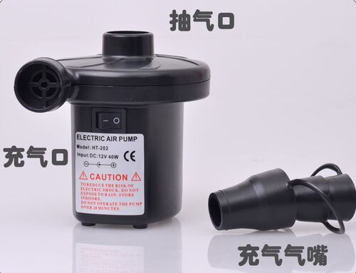 车载家用 两用电动充气泵 抽气泵 220V电泵 可充充气床垫充气水池 - 图0