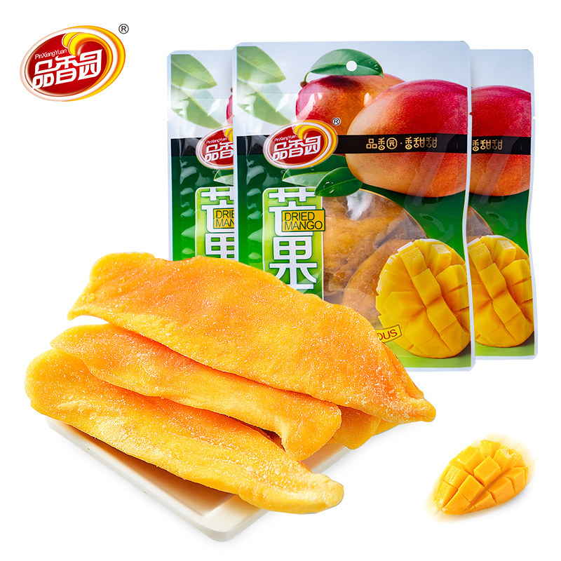 品香园156gx3袋装海南特产芒果干 品香园食品芒果干