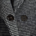 Áo khoác len hai mặt của Houndstooth trong mùa xuân dài 2019 chống mùa xuân và mùa thu mới cho phụ nữ áo len cashmere đôi - Áo khoác ngắn áo khoác nữ mùa đông Áo khoác ngắn