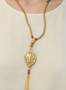 凤凰于飞沙金吊坠花丝金凤香囊流